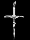 hombre-Cruz Cristo grande plata de ley  4 cm largo x 2.5 cm ancho_ 17,75 _ 